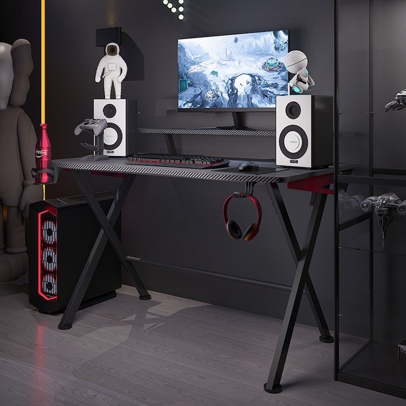 Videogames' Stuff and Things: FlexiSpot's Ergonomic Gaming Desk - Prima  Games