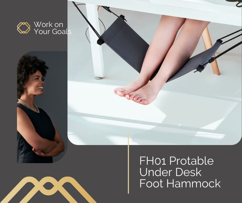Protable Under Desk Foot Hammock FH01
