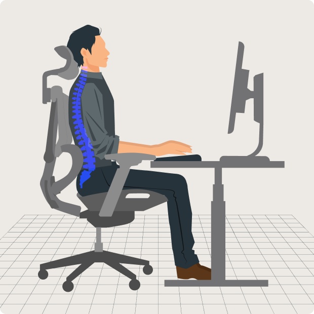 FlexiSpot C7 Ergonomic Chair with Mesh Cushion: Breathable Comfort for All-Day Use