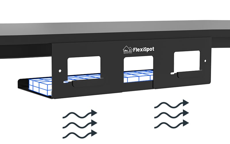 Check out this clever cable management scheme