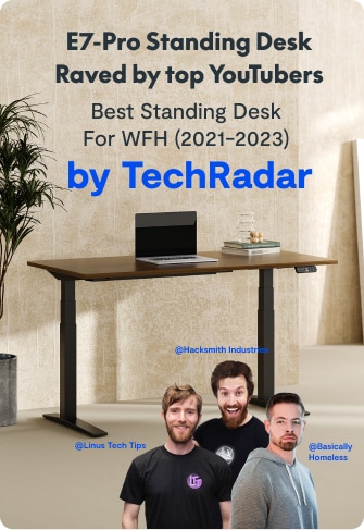 Premium Standing Desk E7 Pro | Height Adjustable Ergonomic Desk