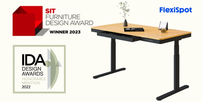 FlexiSpot's Comhar Pro Q8: One of the Top Winners of the IDA Design Awards  and SIT Award