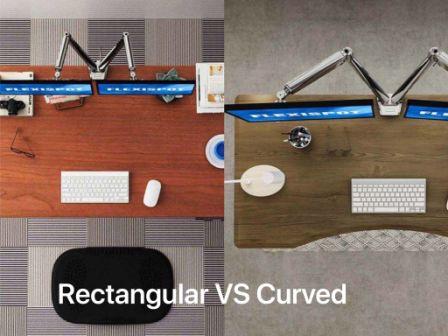 Curved Desk vs Rectangle Desk What are the differences FlexiSpot