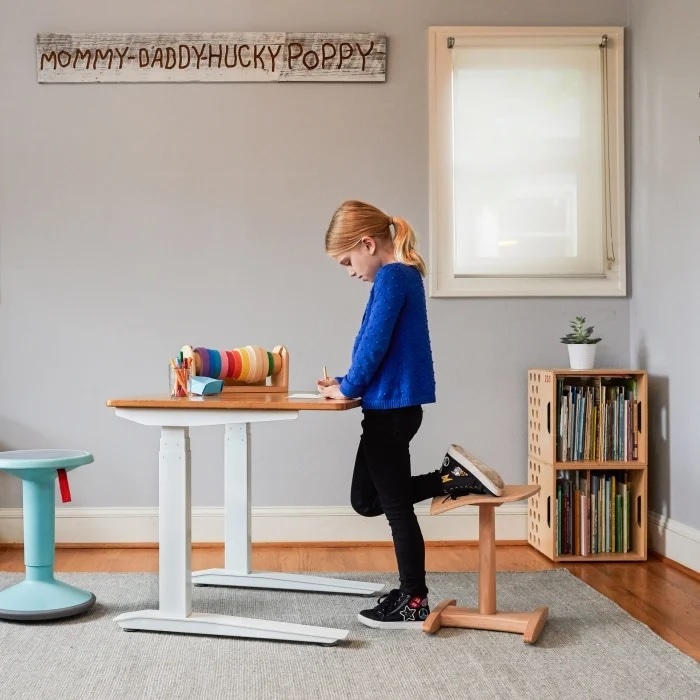 Kids on sale standing table