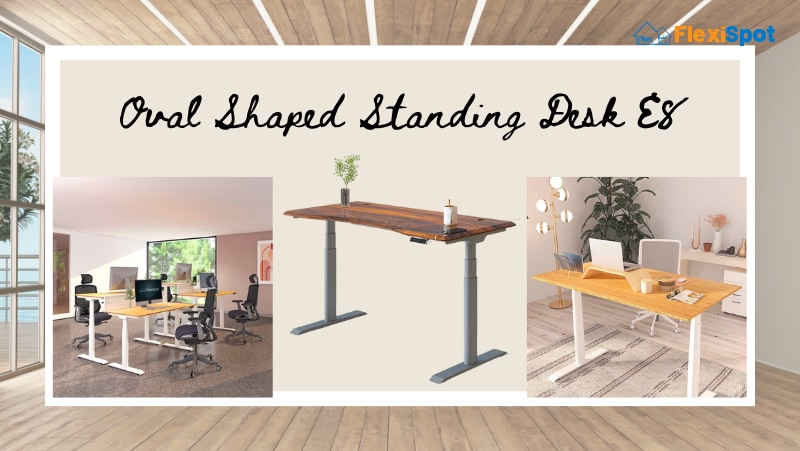 Oval Shaped Standing Desk E8