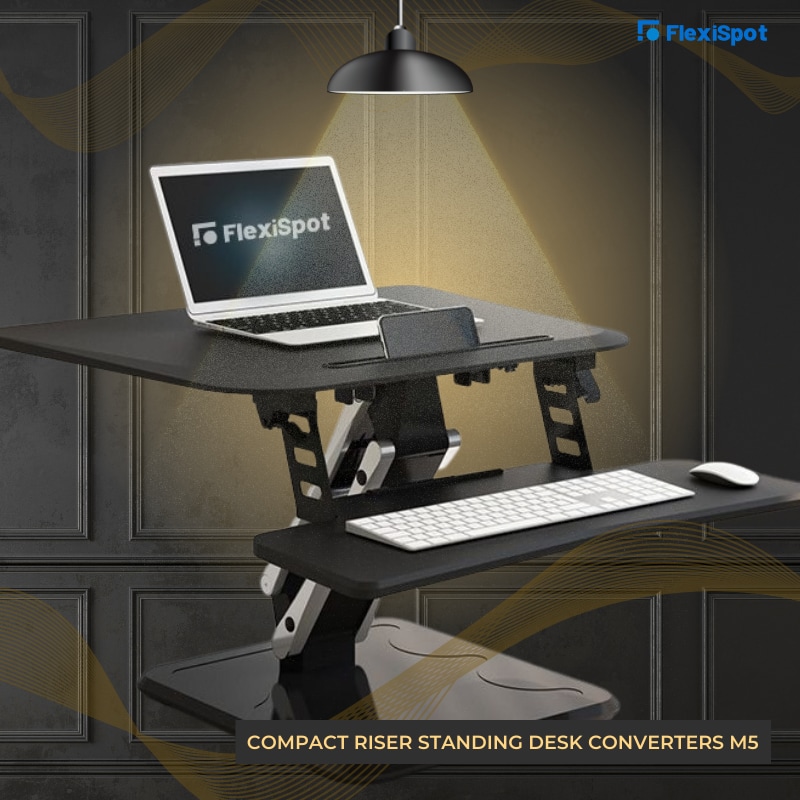 Compact Riser Standing Desk Converters M5