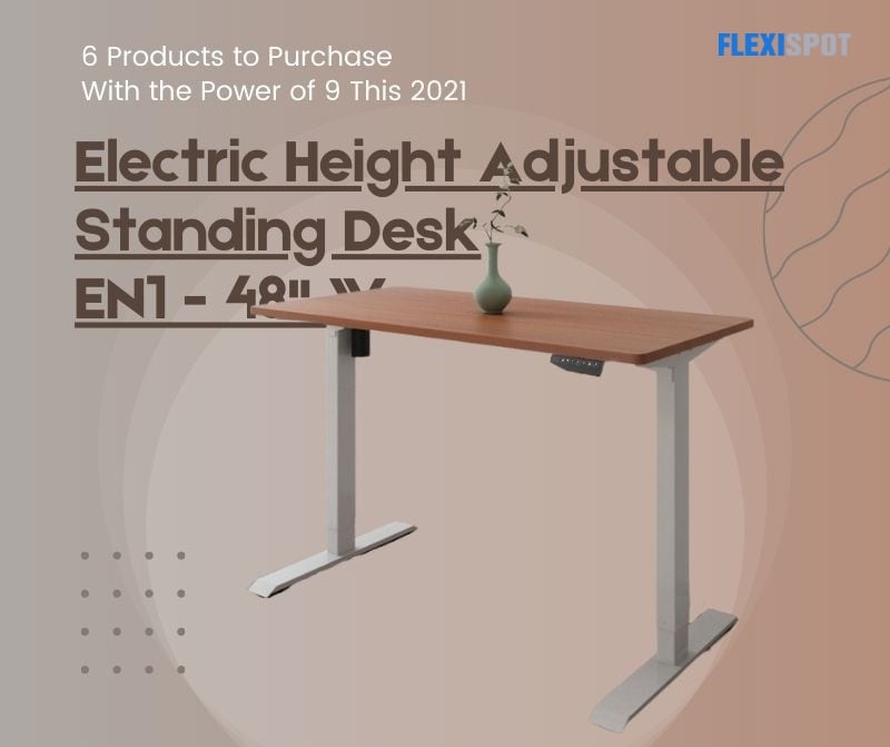 b. Electric Height Adjustable Standing Desk EN1-48."