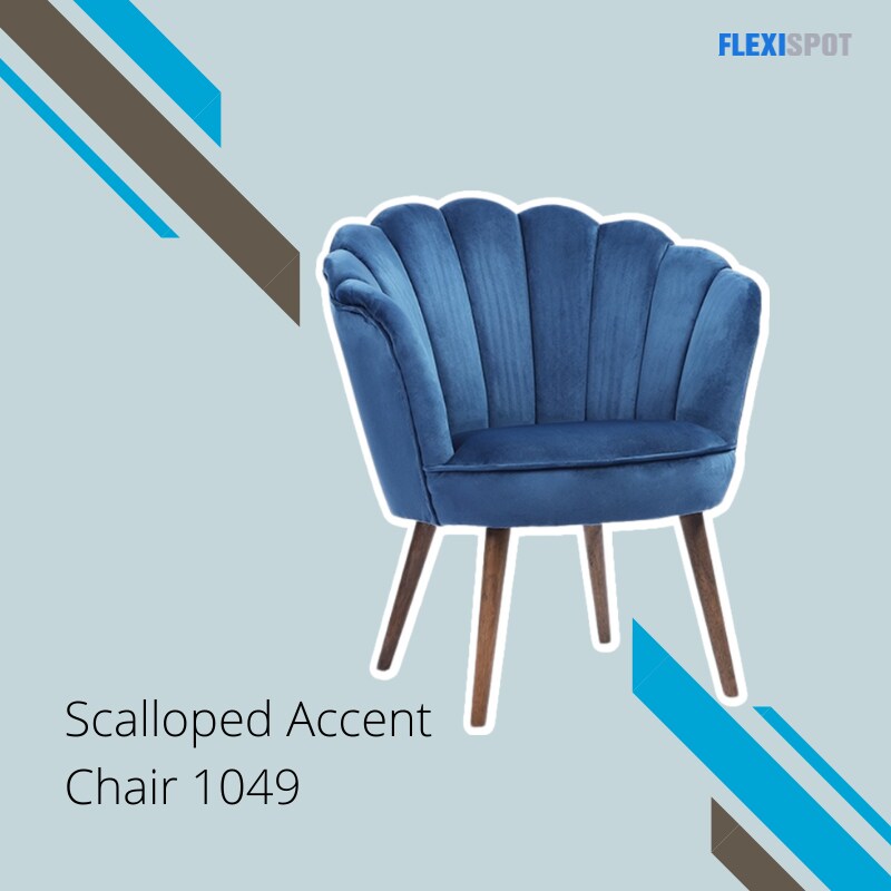 Scalloped Accent Chair 1049