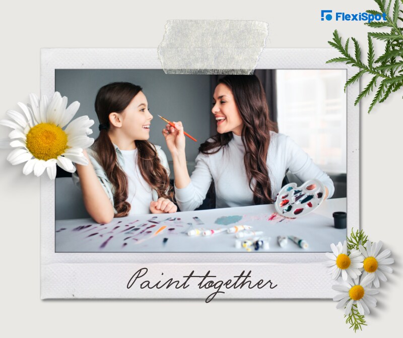 Paint together.