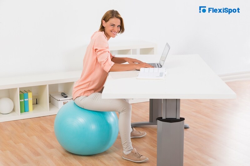Sit On An Exercise Ball