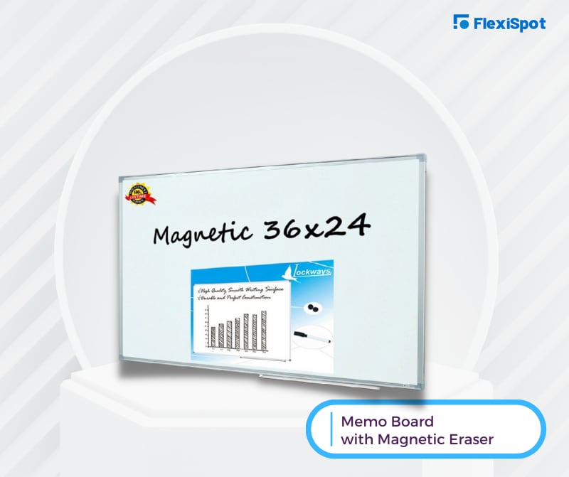 Memo Board with Magnetic Eraser