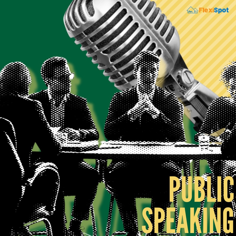 Your social network will grow if you give public speeches.
