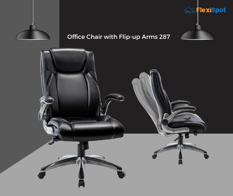 Office Chair with Flip-up Arms 287