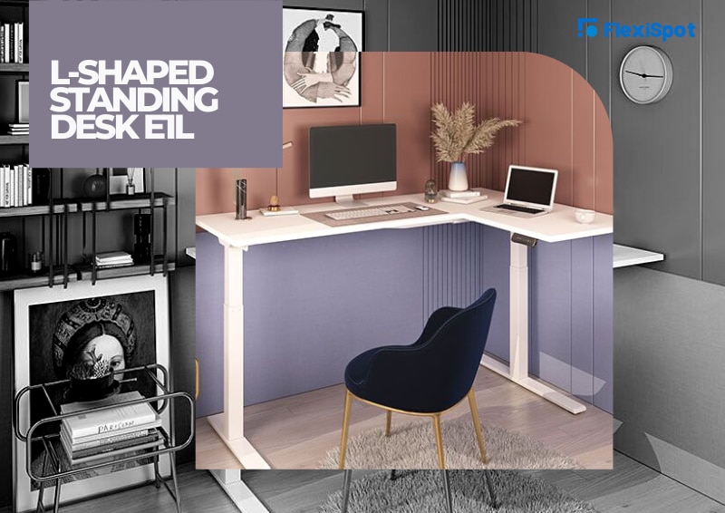 L-shaped Standing Desk E1L