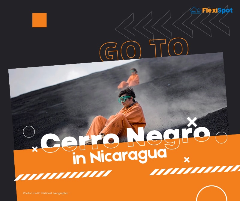 Go to Cerro Negro in Nicaragua for a fun sandboarding adventure