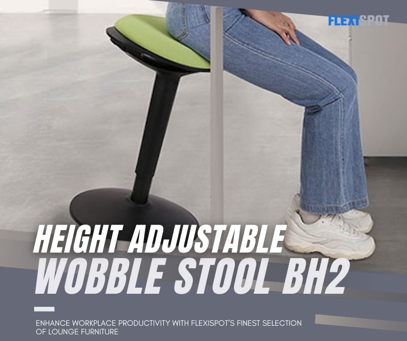 Height Adjustable Wobble Stool BH2
