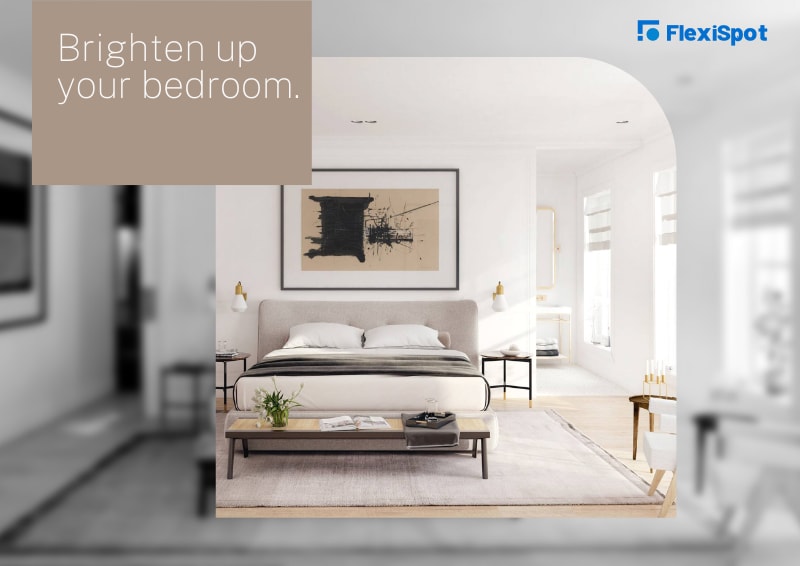 Brighten up your bedroom.