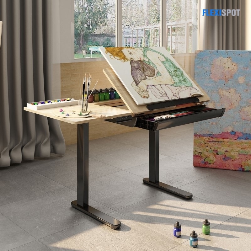 Height Adjustable Drafting Table