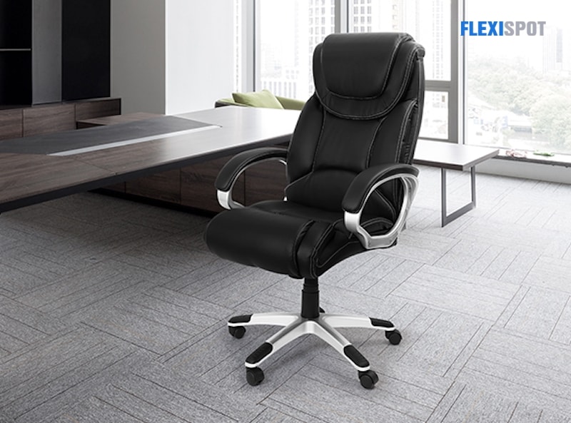 Adjustable Ergonomic Leather Office Chair