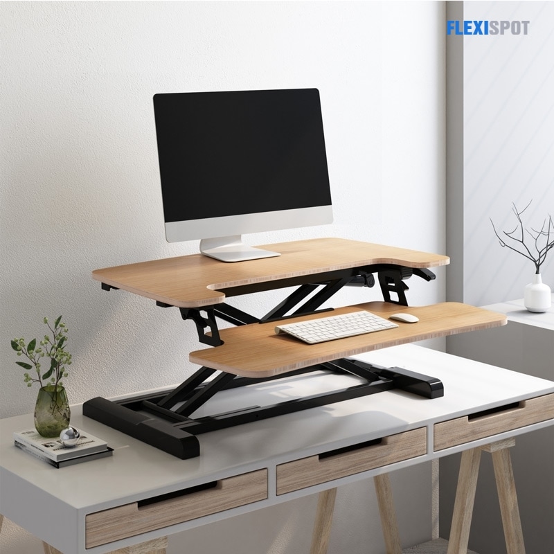 AlcoveRiser Bamboo Standing Desk Converter