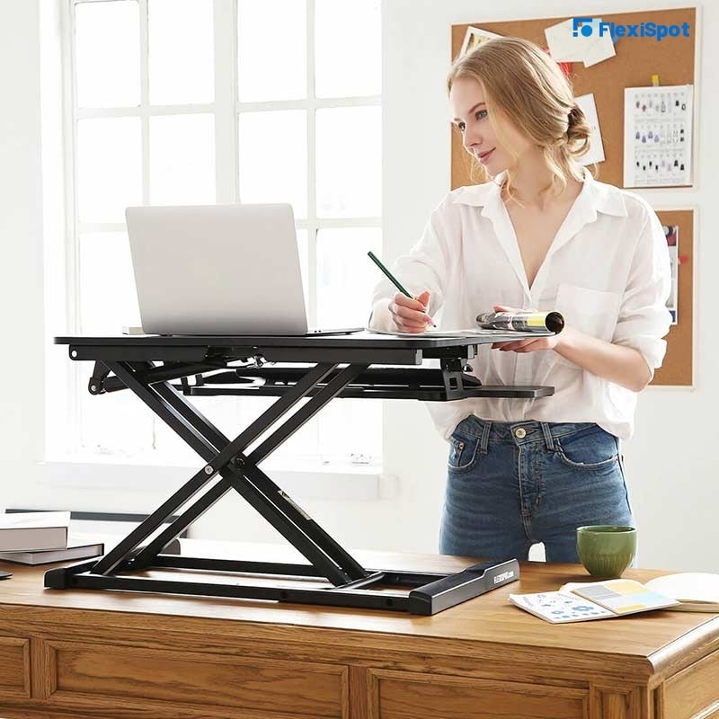 Standing Desk Converters Improve Your Posture and May Prolong Your Life
