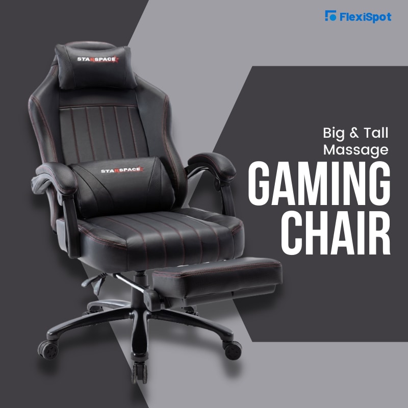 Big & Tall Massage Gaming Chair
