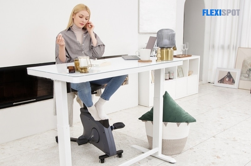 Comhar All-In-1 Standing Desk Glass top