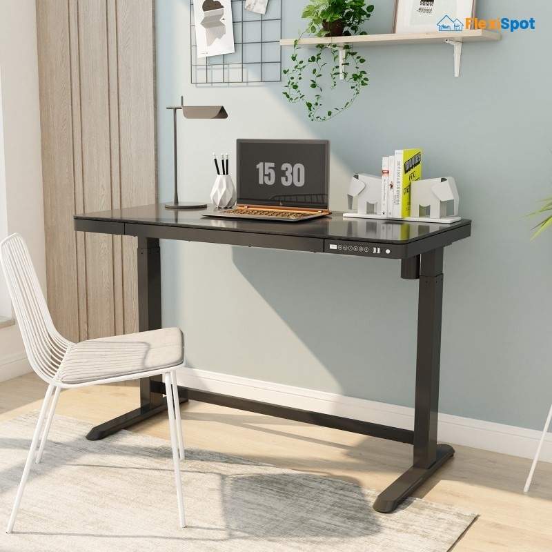 Comhar All-in-one Standing Desk Glass Top