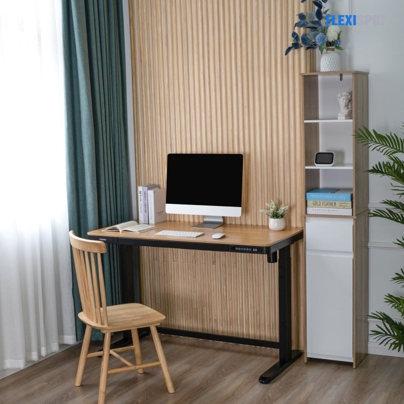 FlexiSpot Comhar All-in-One Standing Desk Wooden Top