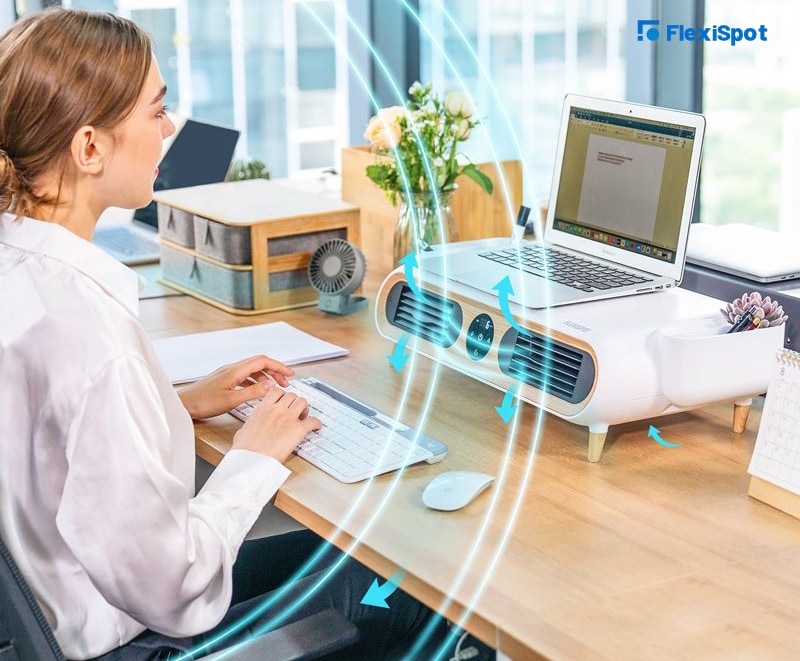 Air purifier for on sale desk at work