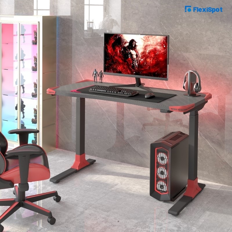 Electric Height Adjustable Gaming Desk - 48" W
