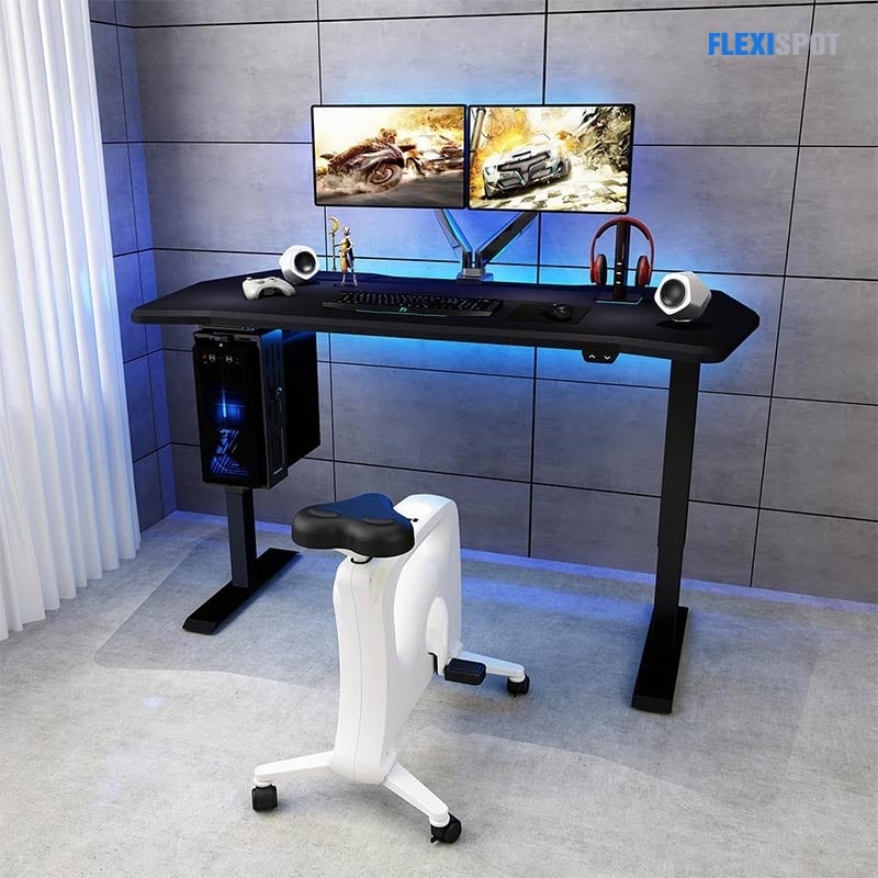 Electric Height Adjustable Gaming Desk - 55"