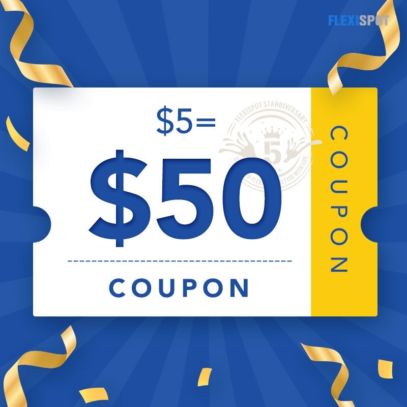 Save Your Money, Use a Coupon FlexiSpot