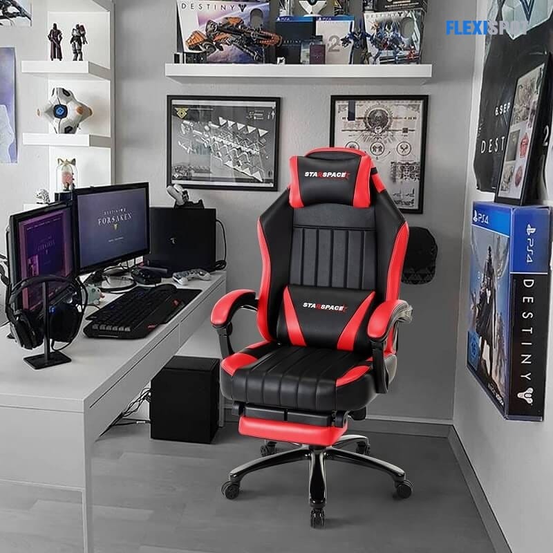 Gaming Chair with Footrest 293