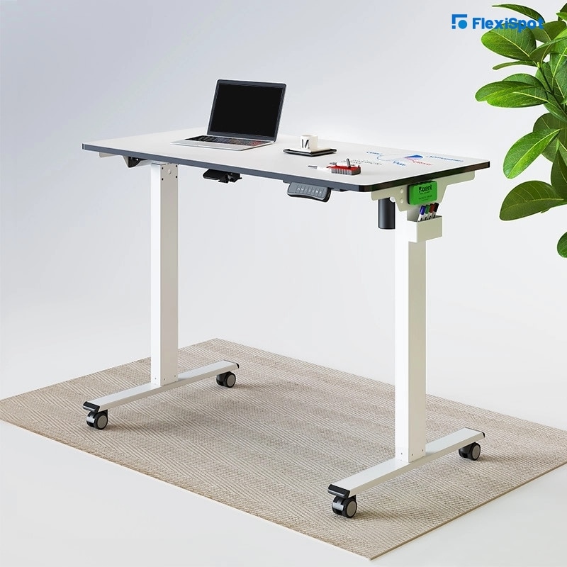height adjustable whiteboard standing desk