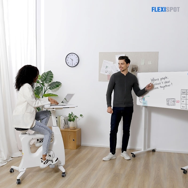Height Adjustable Whiteboard Standing desk