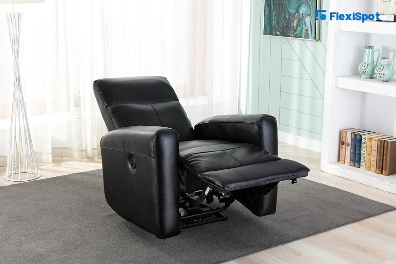 Leather Massage recliner 9086