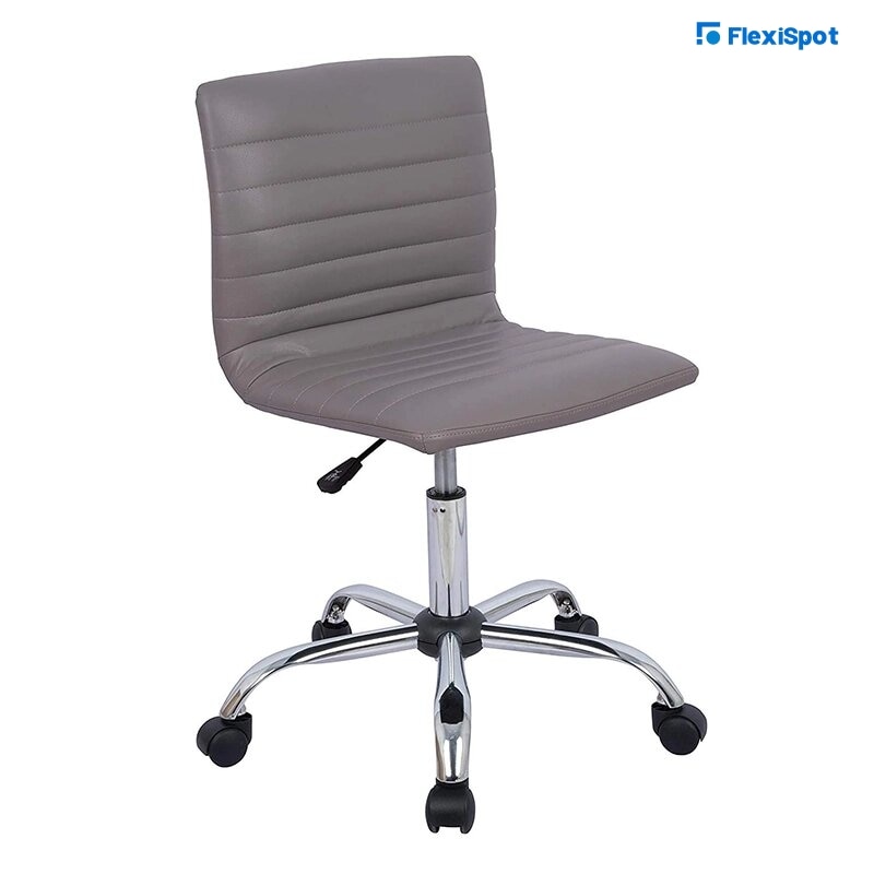 armless swivel desk chair