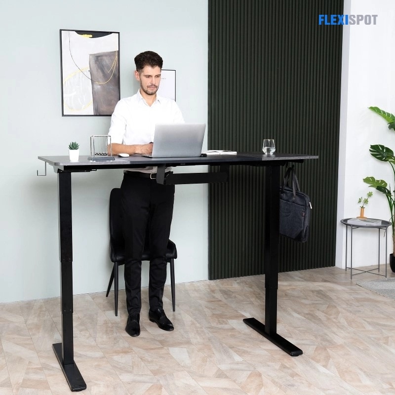 Seiffen Laminated Spliced L-shaped Standing Desk