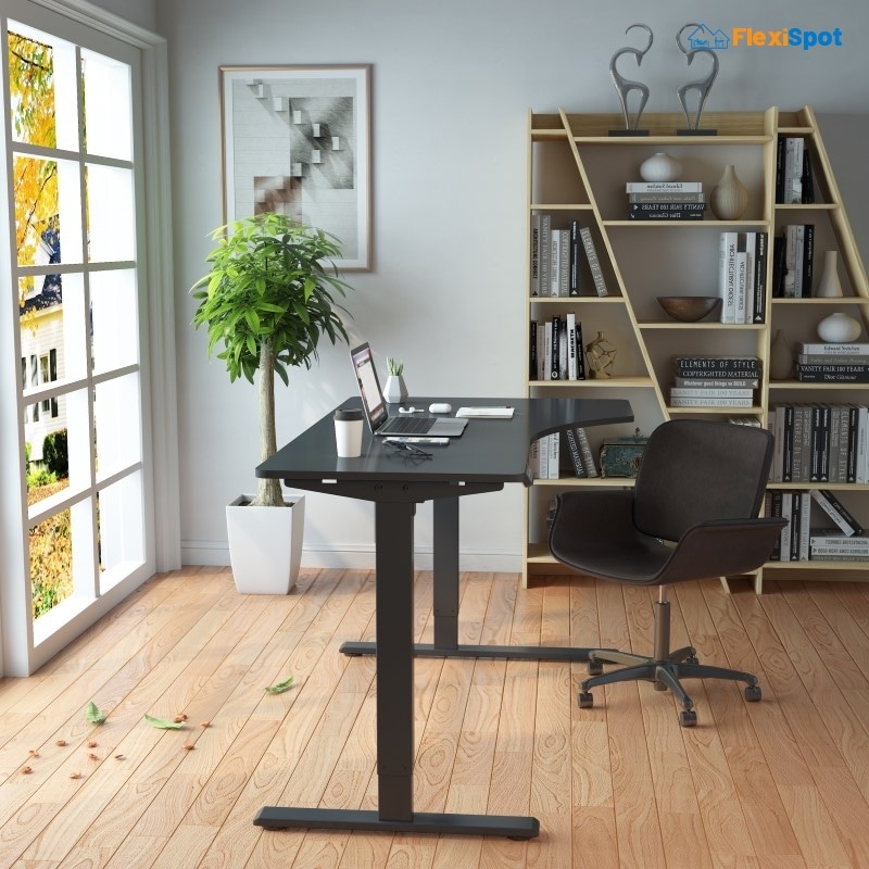 Seiffen Laminated L-Shaped Standing Desk