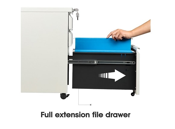 3 Drawer Mobile File Cabinet Under Desk 025 Flexispot