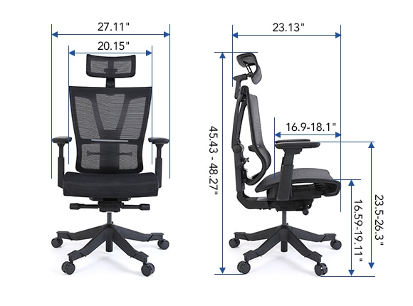 4D Fully Adjustable Ergonomic Office Chair OC9B