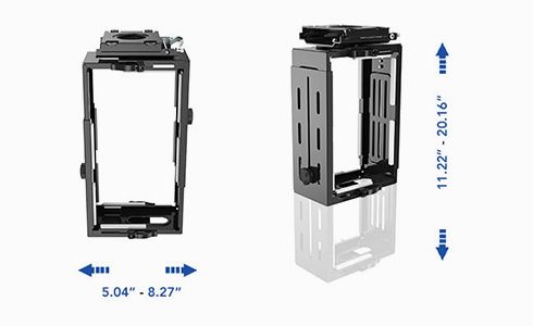 FlexiSpot CH1 Adjustable CPU Holder and Under-Desk CPU Mount 3