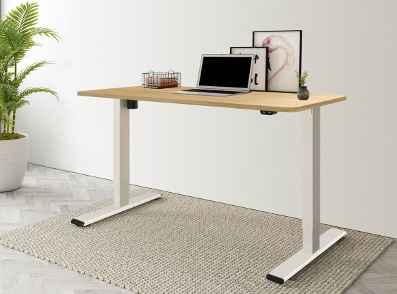 FlexiSpot E7 Pro Standing Desk - Create A Sustainable Work Environment with Bamboo Desktop